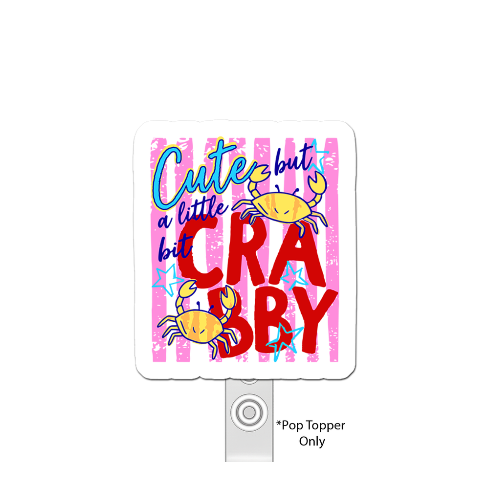 Crabby Day Warrior Pop Topper - - Topperswap