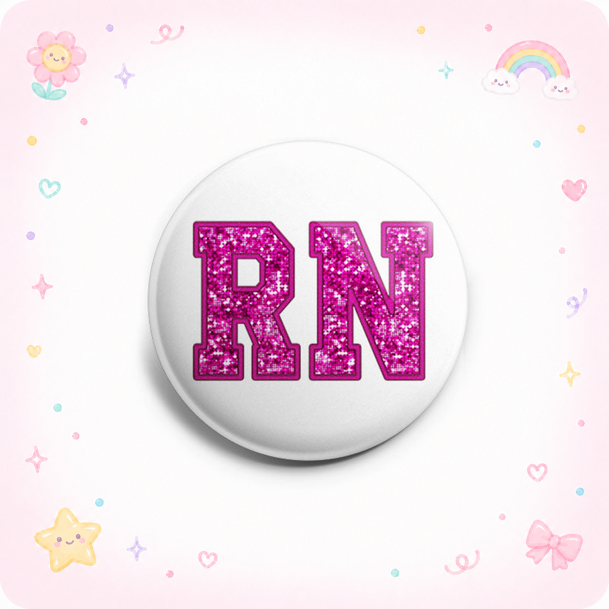 Glittering Pink RN Topper - - Topperswap