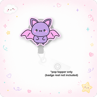 Purple Winged Cutie Bat Pop Topper
