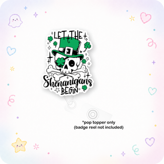 Shenanigans Skull Pop Topper