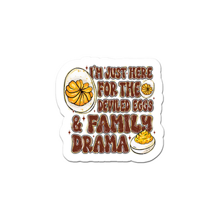 Deviled Egg Drama Diva Sticker