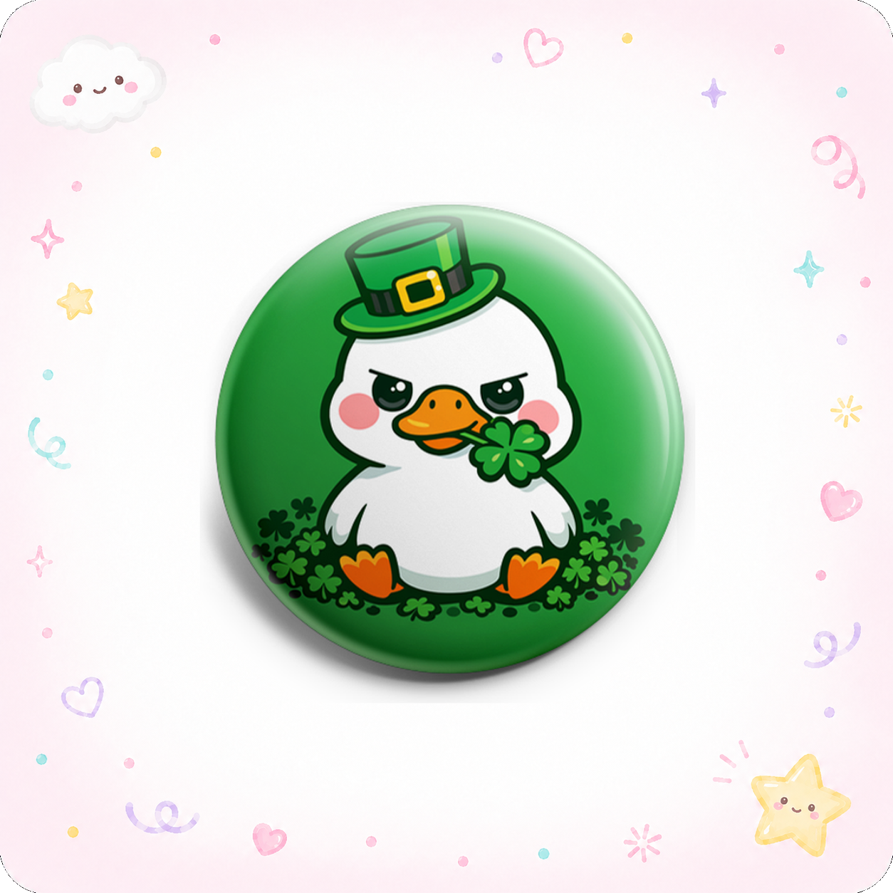 Silly Goose Shamrock Topper - - Topperswap
