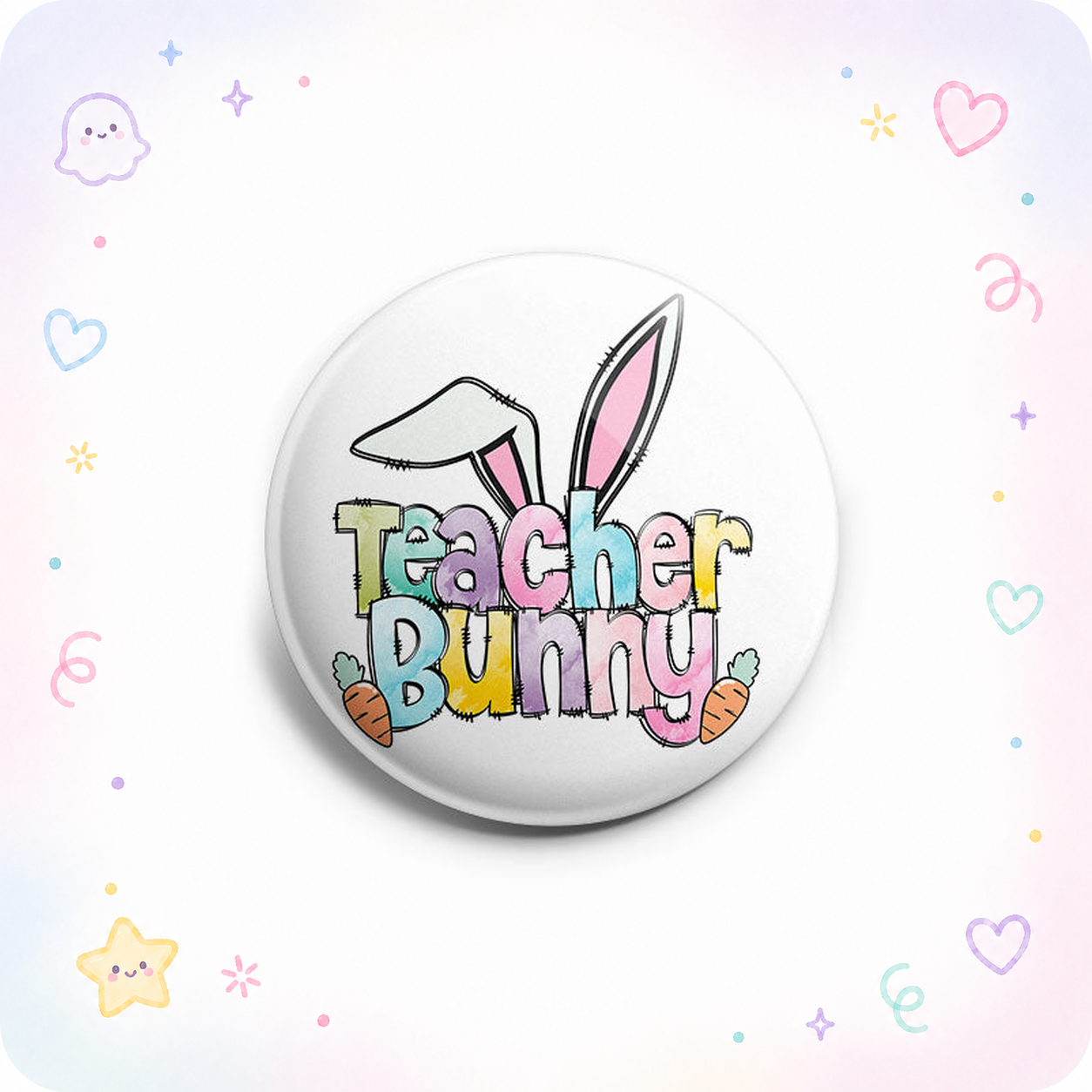 Teacher Bunny Topper - - Topperswap
