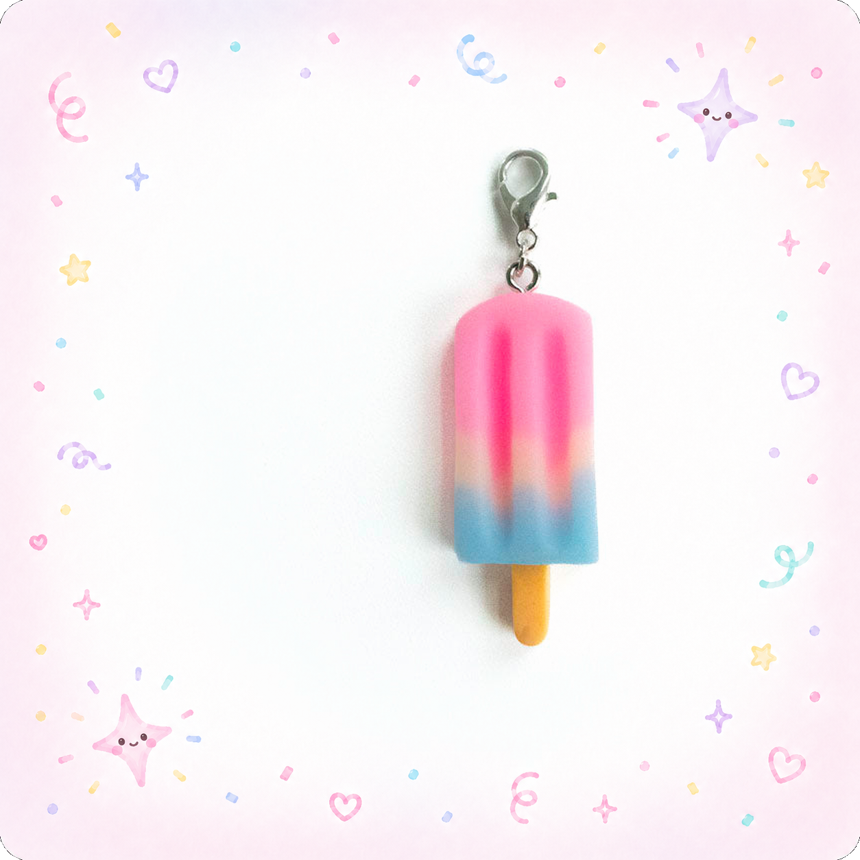 Sweet Summer Popsicle Badge Reel Add-on - - Topperswap