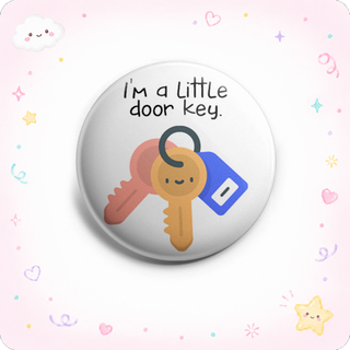 I'm A Little Door Key Topper