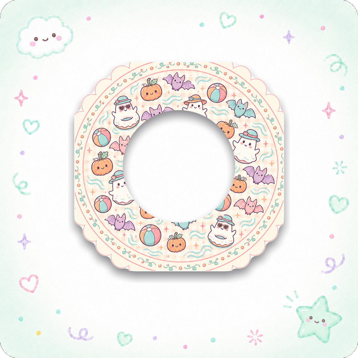 kawaii halloween pattern Swapper Frame