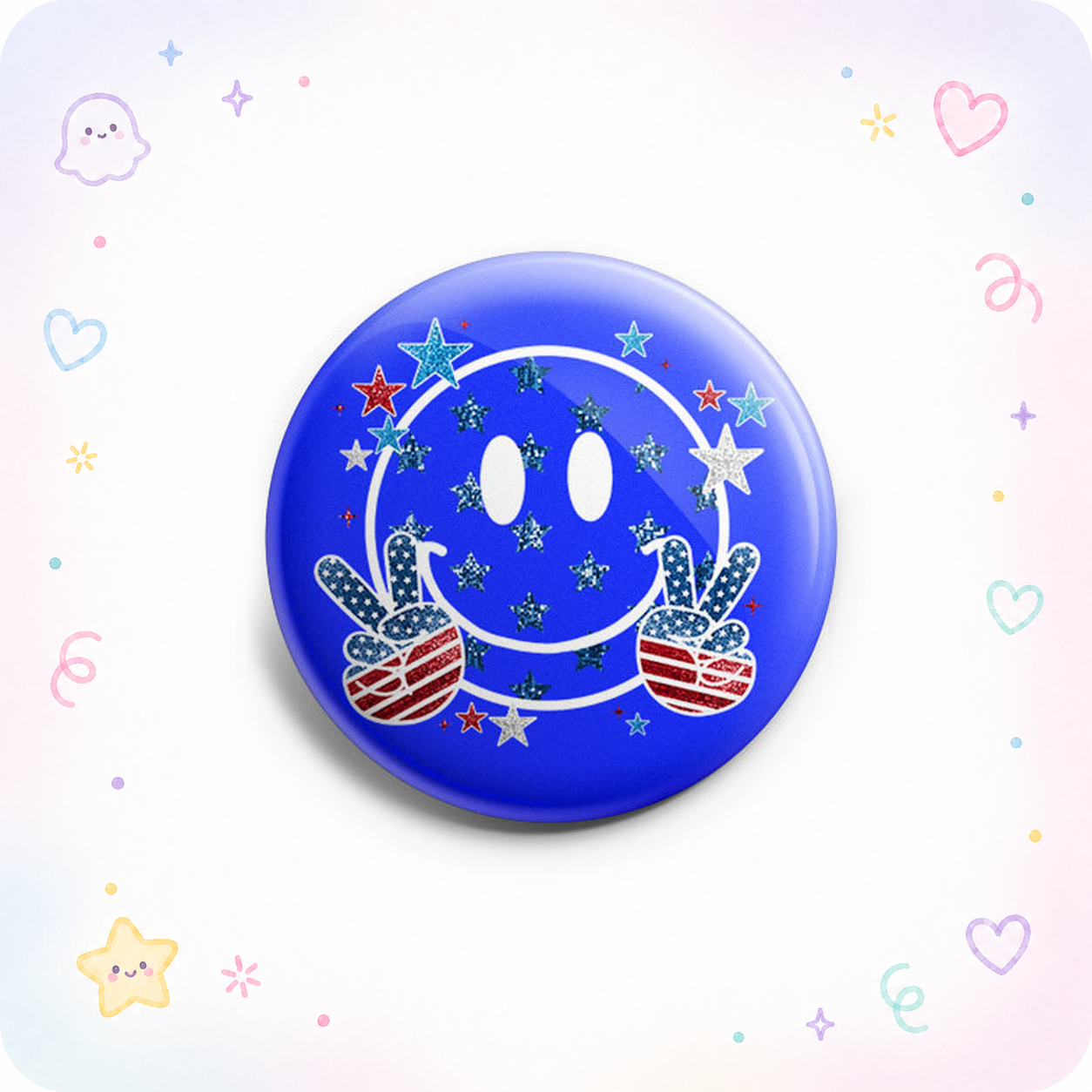 Peace, Love & Patriotism Topper - - Topperswap