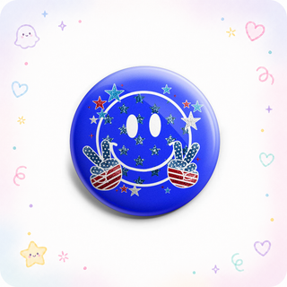 Peace, Love & Patriotism Topper