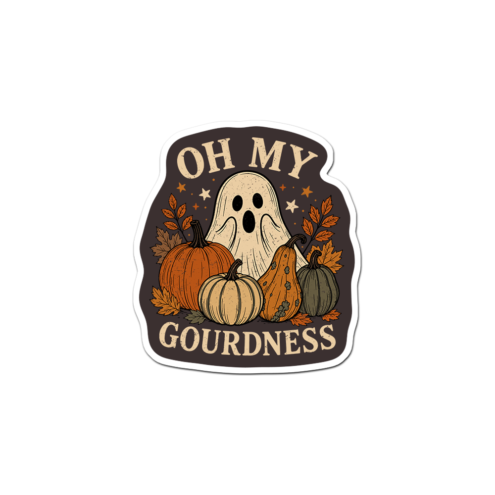Gourd-geous Ghost Guru Sticker - - Topperswap