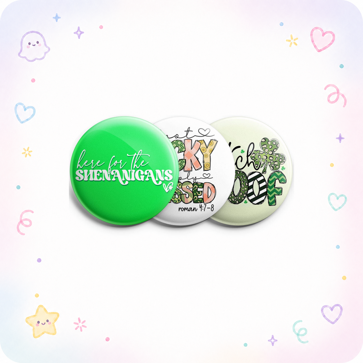 Shenanigans & Blessings Topper 3-Pack (Save 5%) - - Topperswap
