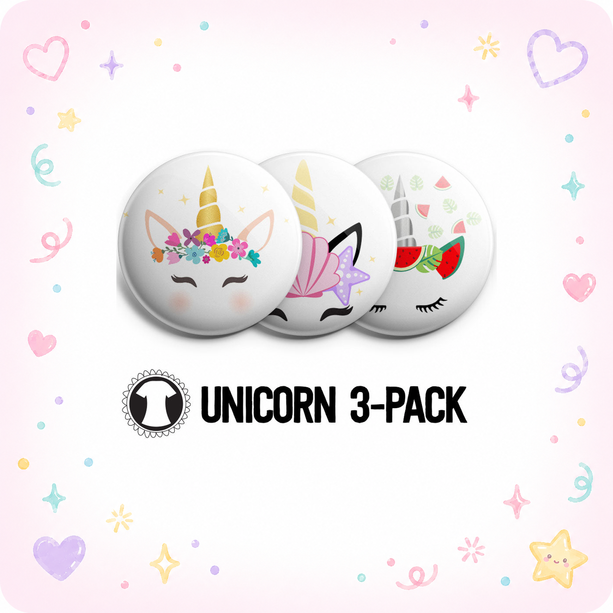 Unicorn 3-Pack (Save 5%) - - Topperswap
