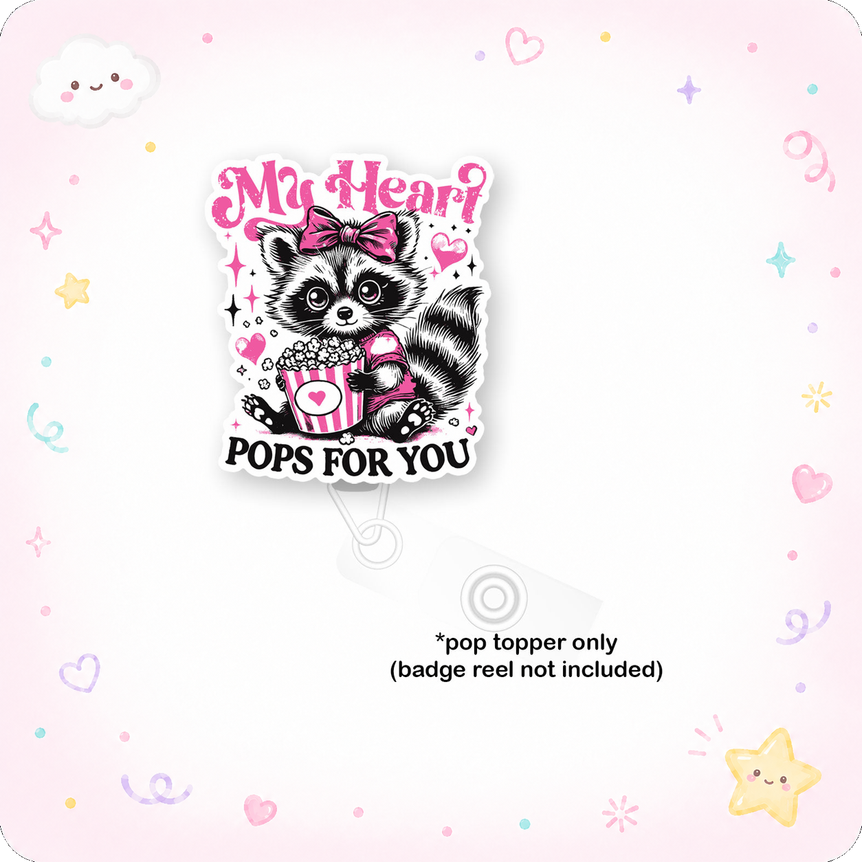 My Heart Pops for You Pop Topper - - Topperswap