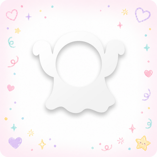 Spooky Ghost Swapfinity Swapper Frame - White