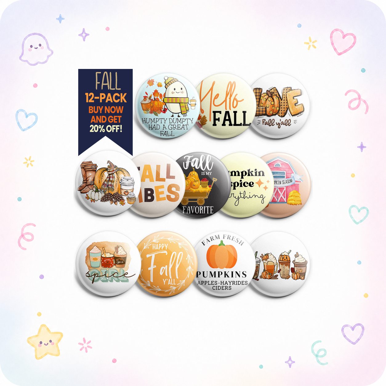 Fall Favorites 12-Pack (Save 20%) - - Topperswap
