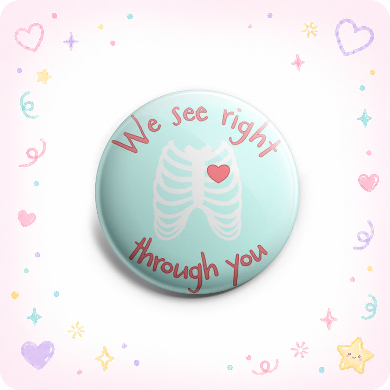 We See Right Through You Topper - - Topperswap
