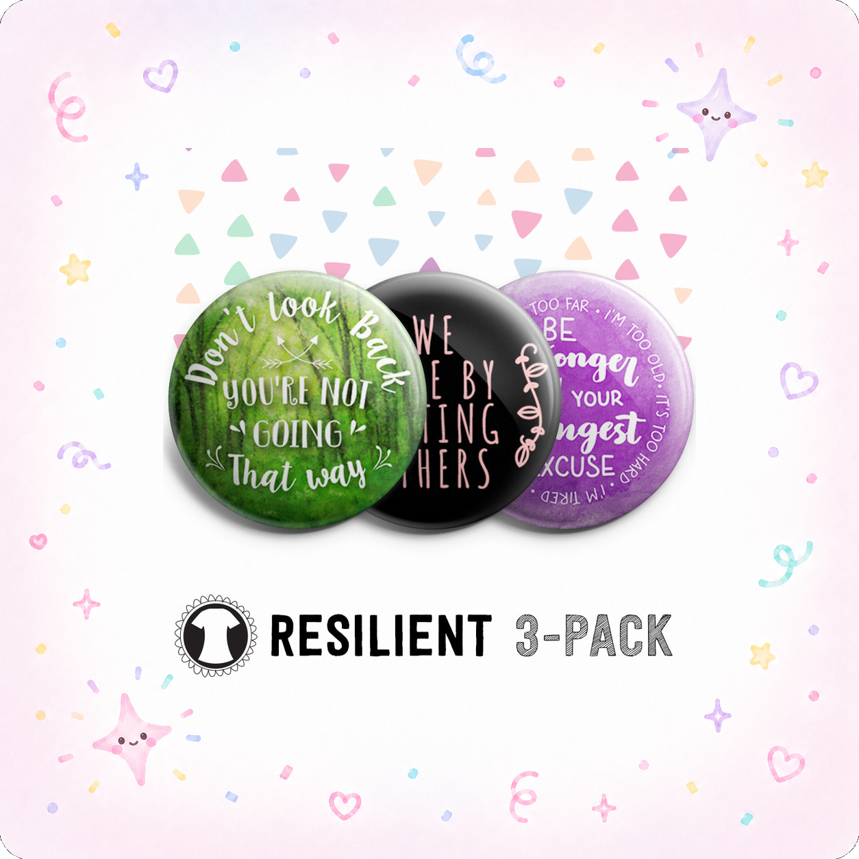 Resilient 3-Pack (Save 5%) - - Topperswap