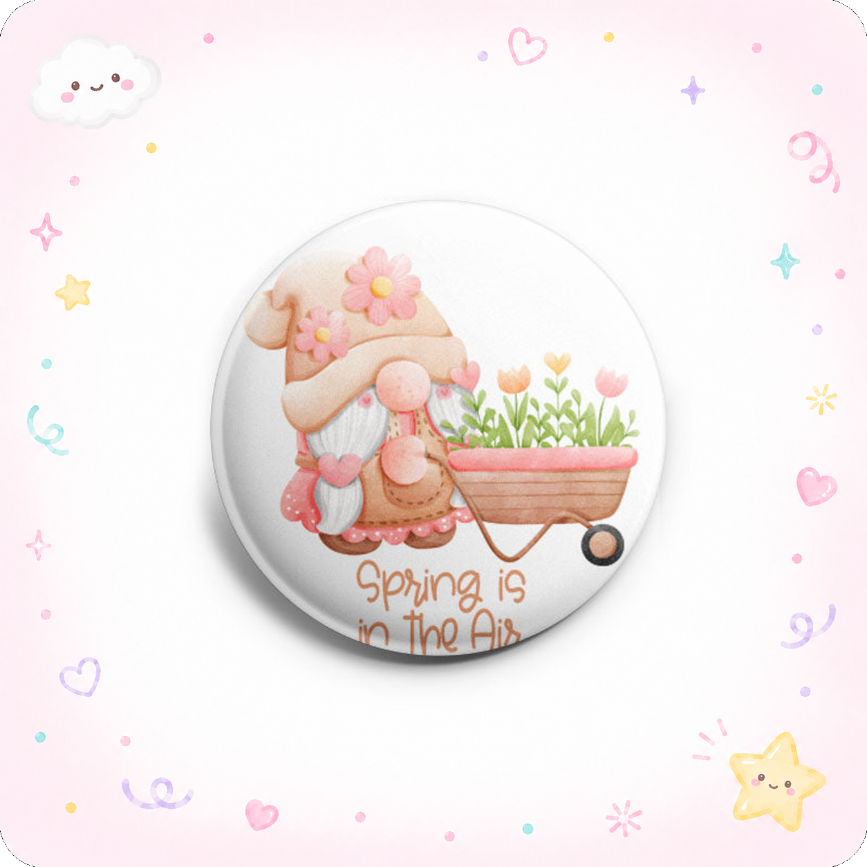 Floral Gnome Oasis Topper - - Topperswap
