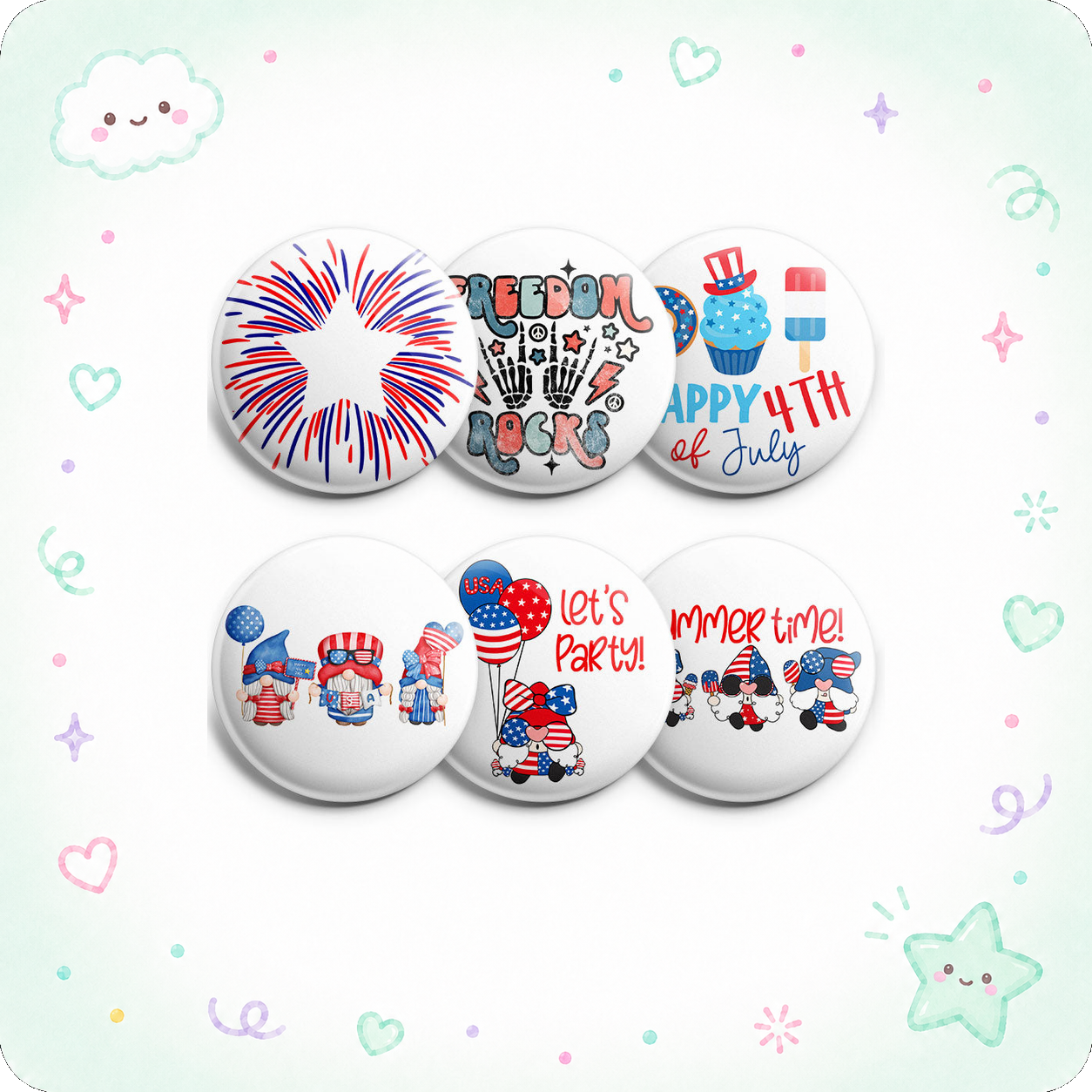 Rock and Sparkle 6-Pack - - Topperswap