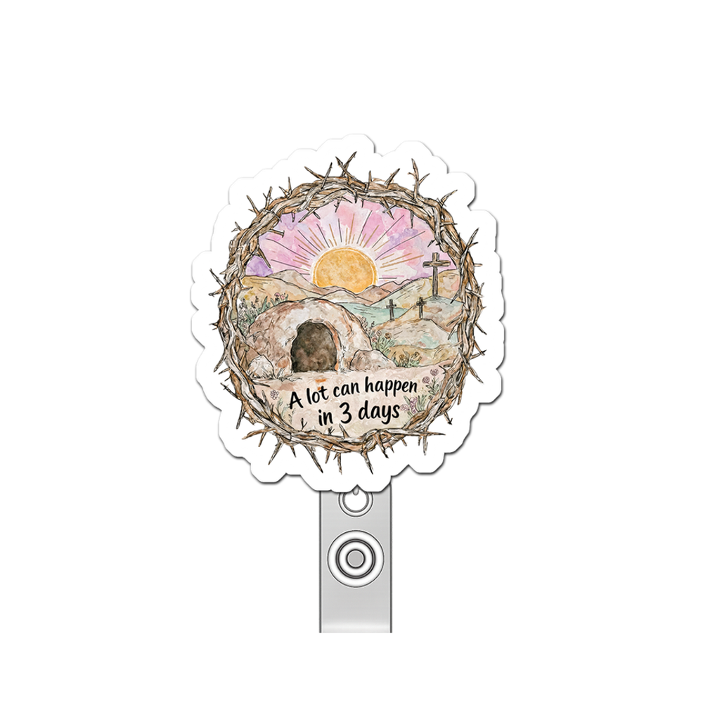 3-Day Miracle Maven Pop Topper Swapfinity Retractable ID Badge Reel