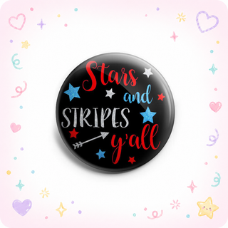 Stars and Stripes Y'all Topper - Vault