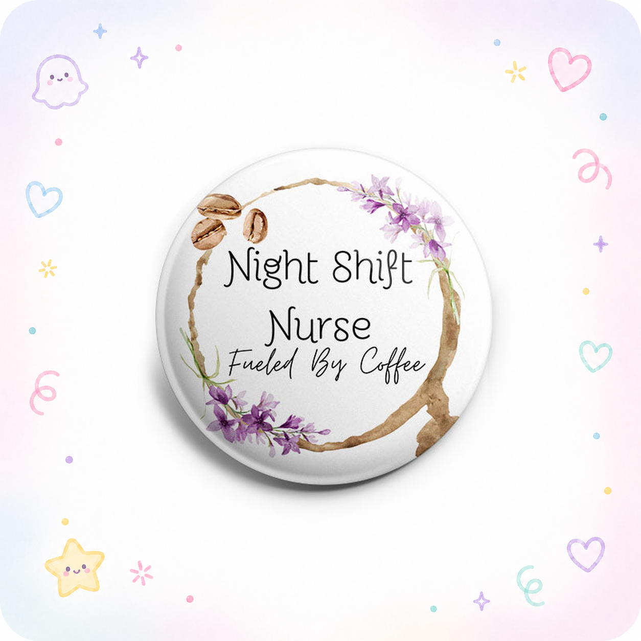 Night Shift Fueled by Coffee Topper - - Topperswap
