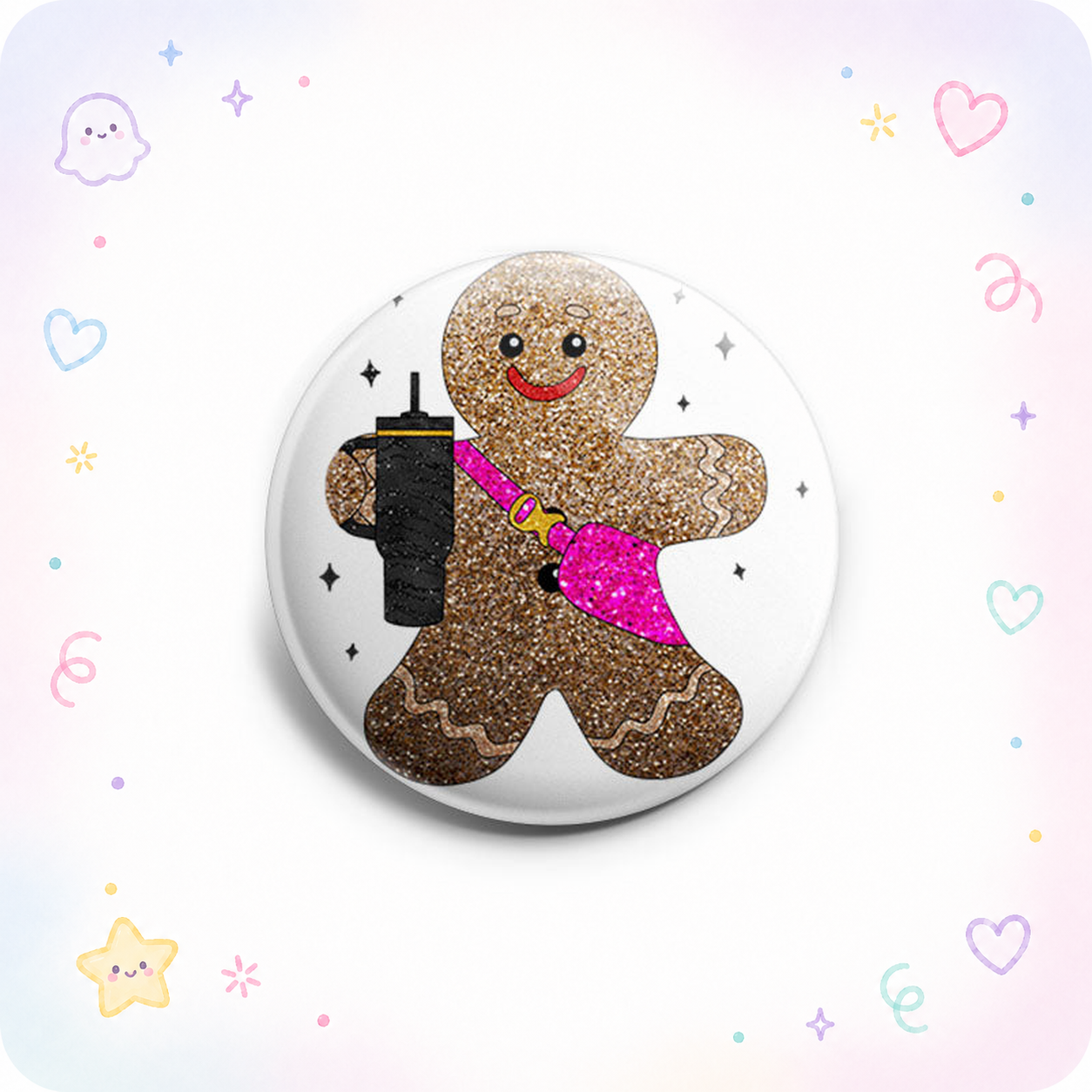 Trendy Gingerbread Traveler Topper - - Topperswap