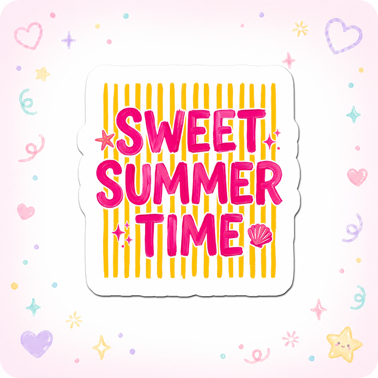Beach Bliss Boss Sticker - - Topperswap