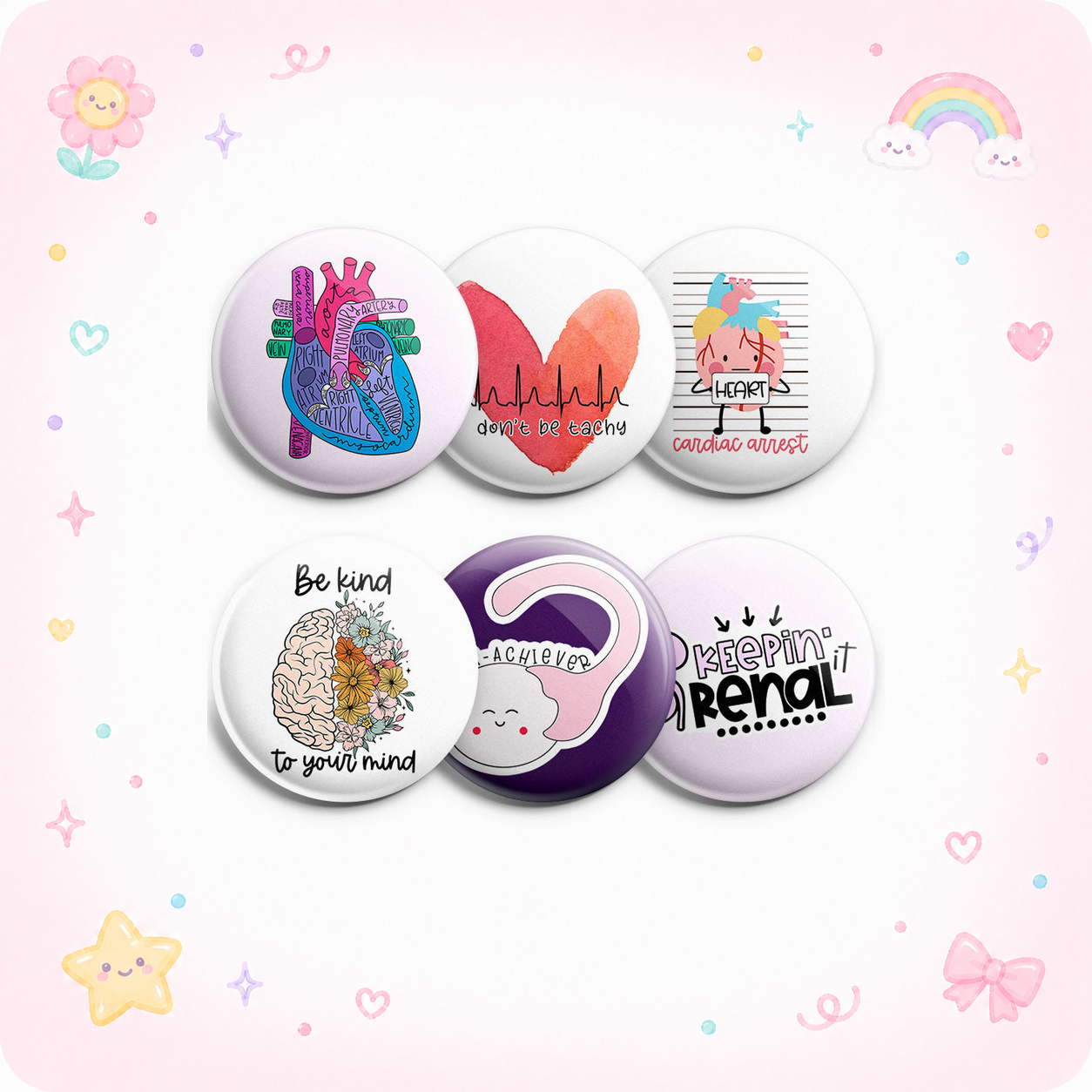 Anatomical Awesomeness Topper 6-Pack (Save 15%) - - Topperswap