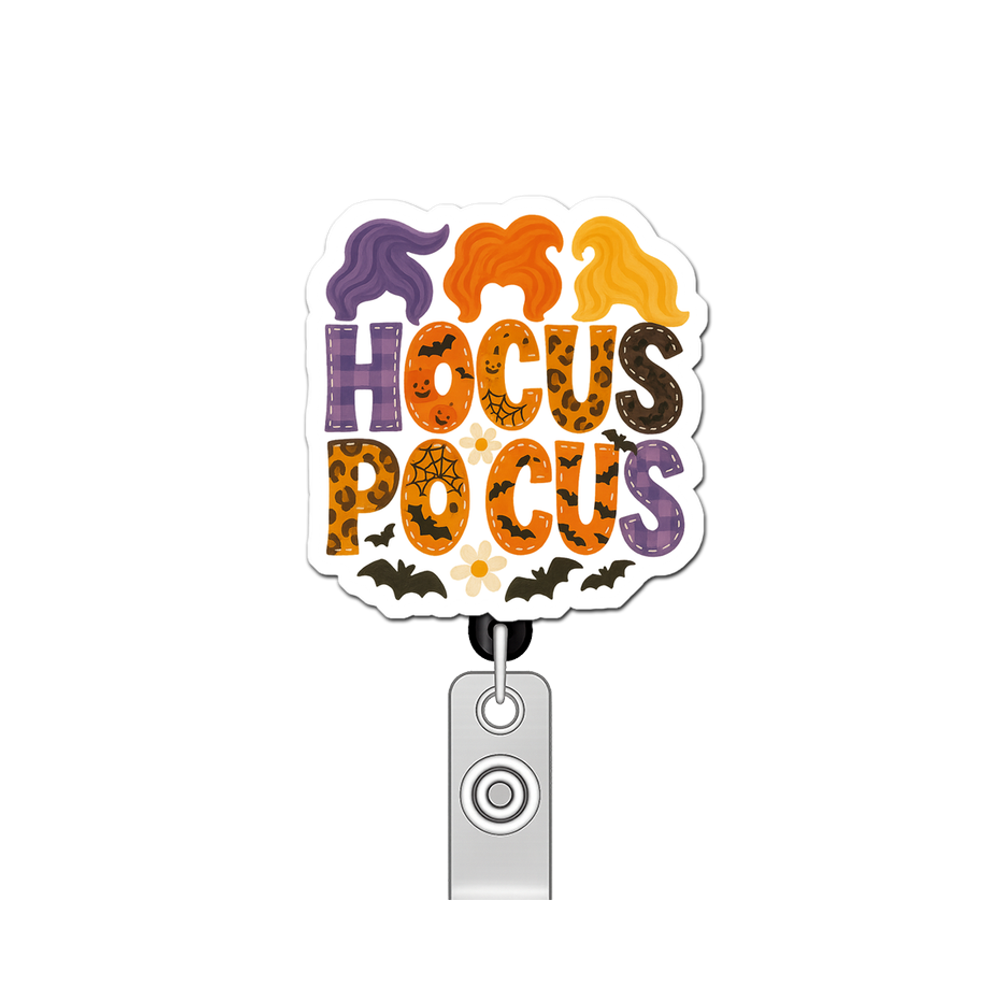 Hocus Pocus Heroine Pop Topper Swapfinity Retractable ID Badge Reel - - Topperswap