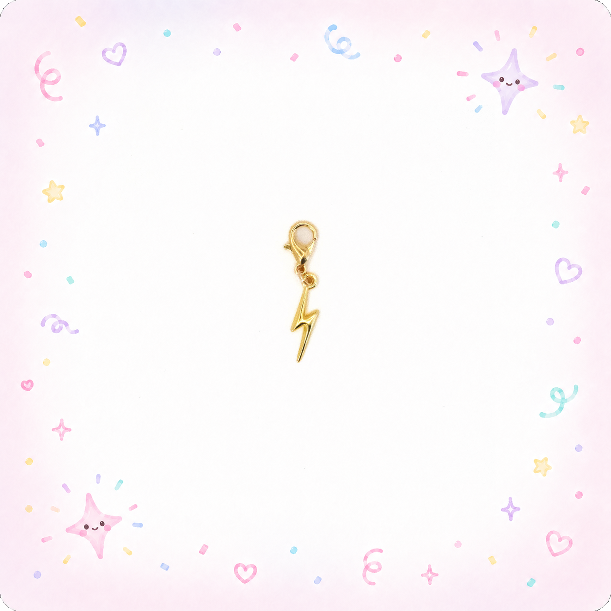Lightning Charm Swapfinity Badge Reel Add-on - - Topperswap