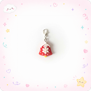 Snow Bell Charm Badge Reel Add-on