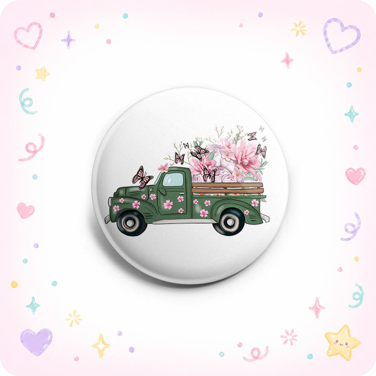 Spring Floral Truck Topper - - Topperswap