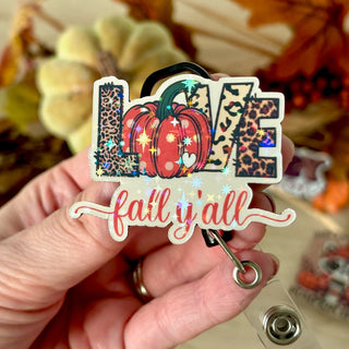 Love Fall Y'all Pop Topper