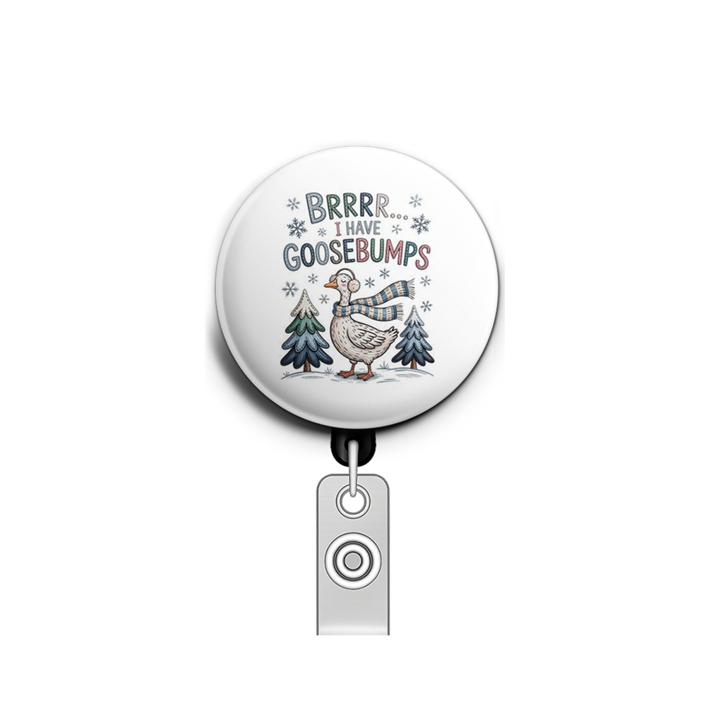 Goosebumps Swapfinity Retractable ID Badge Reel - - Topperswap