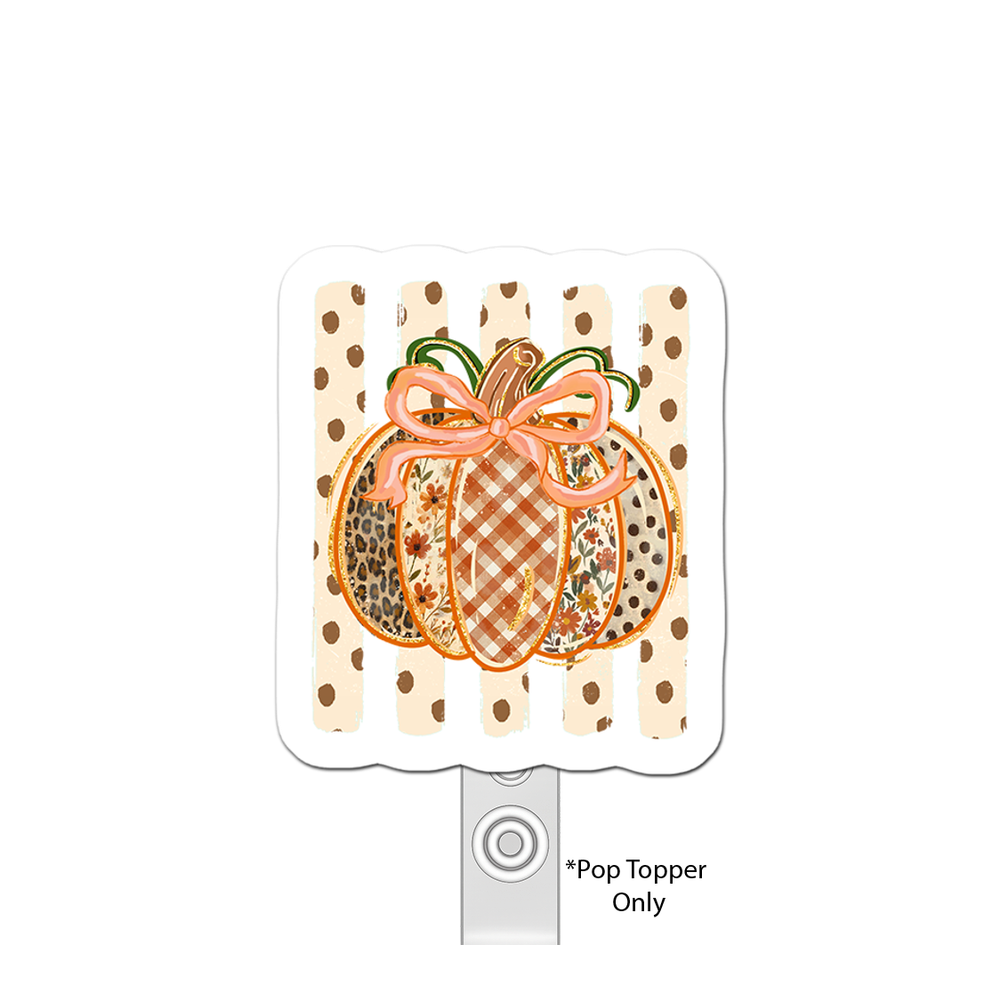 Pumpkin Spice Diva Pop Topper - - Topperswap