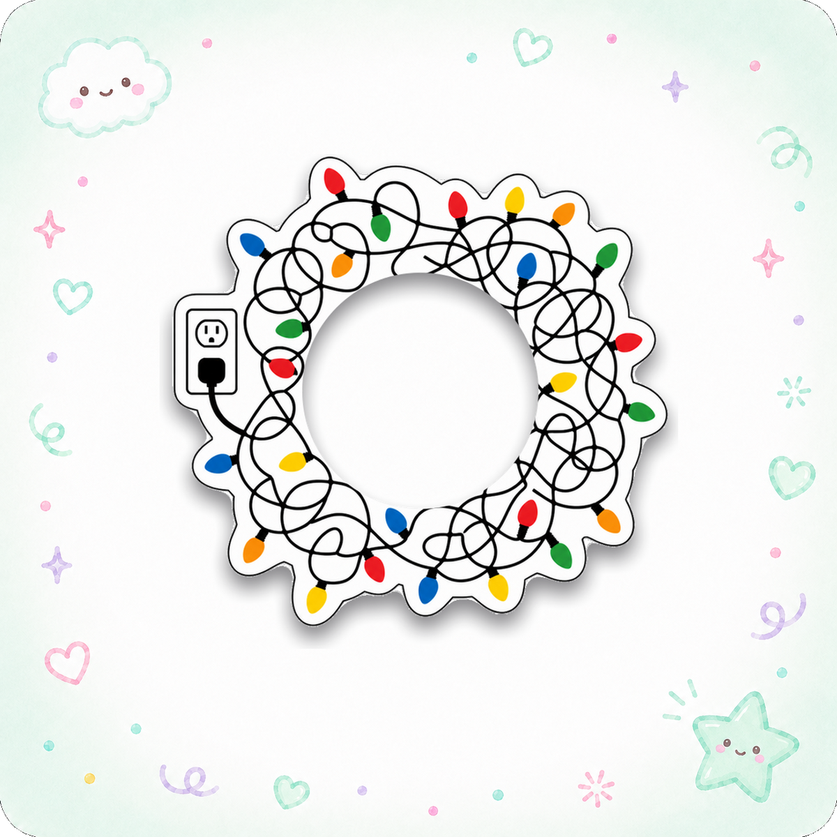 Matching Frame — I’m Fine Christmas (Silhouette)