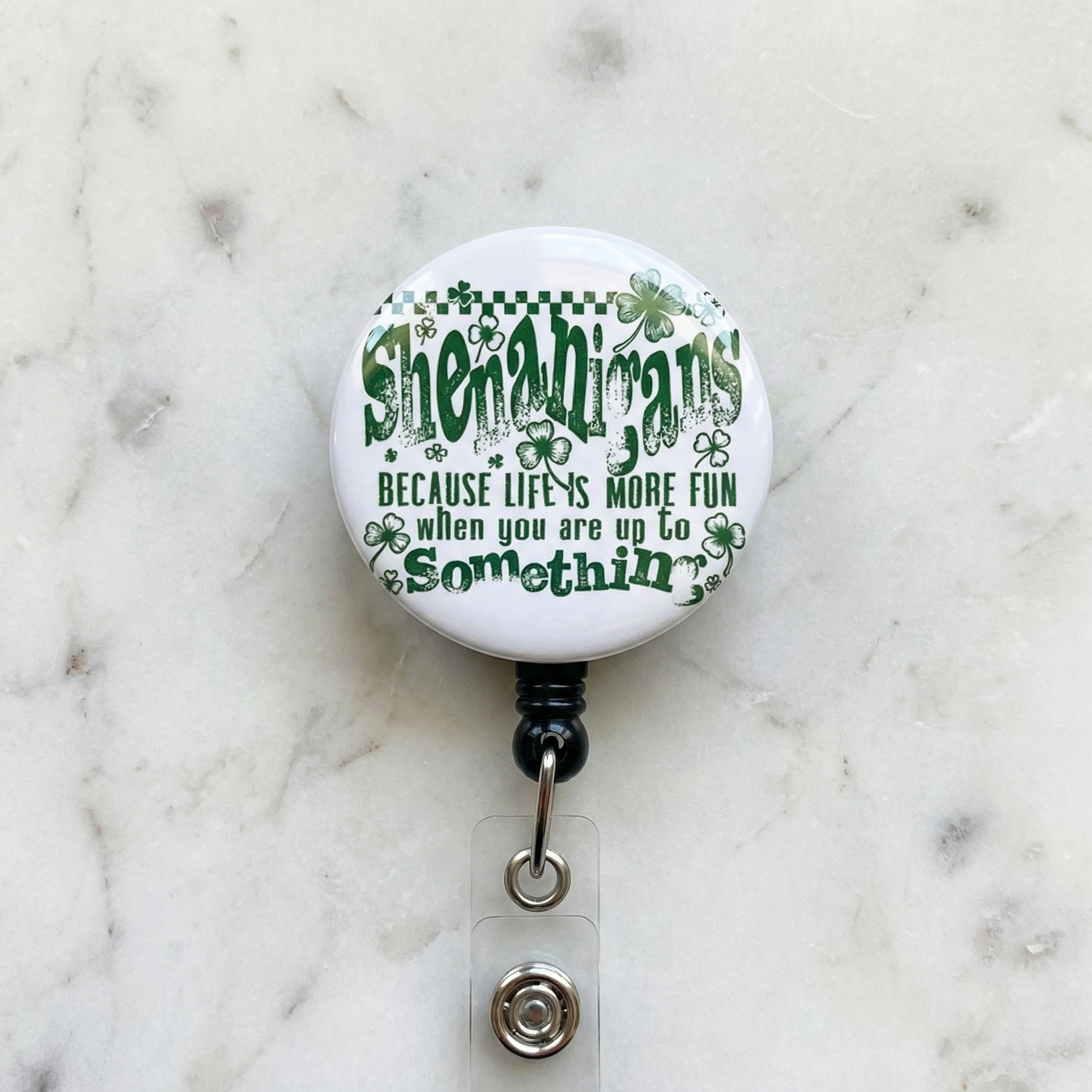 Mischief Maven Swapfinity Retractable ID Badge Reel - - Topperswap