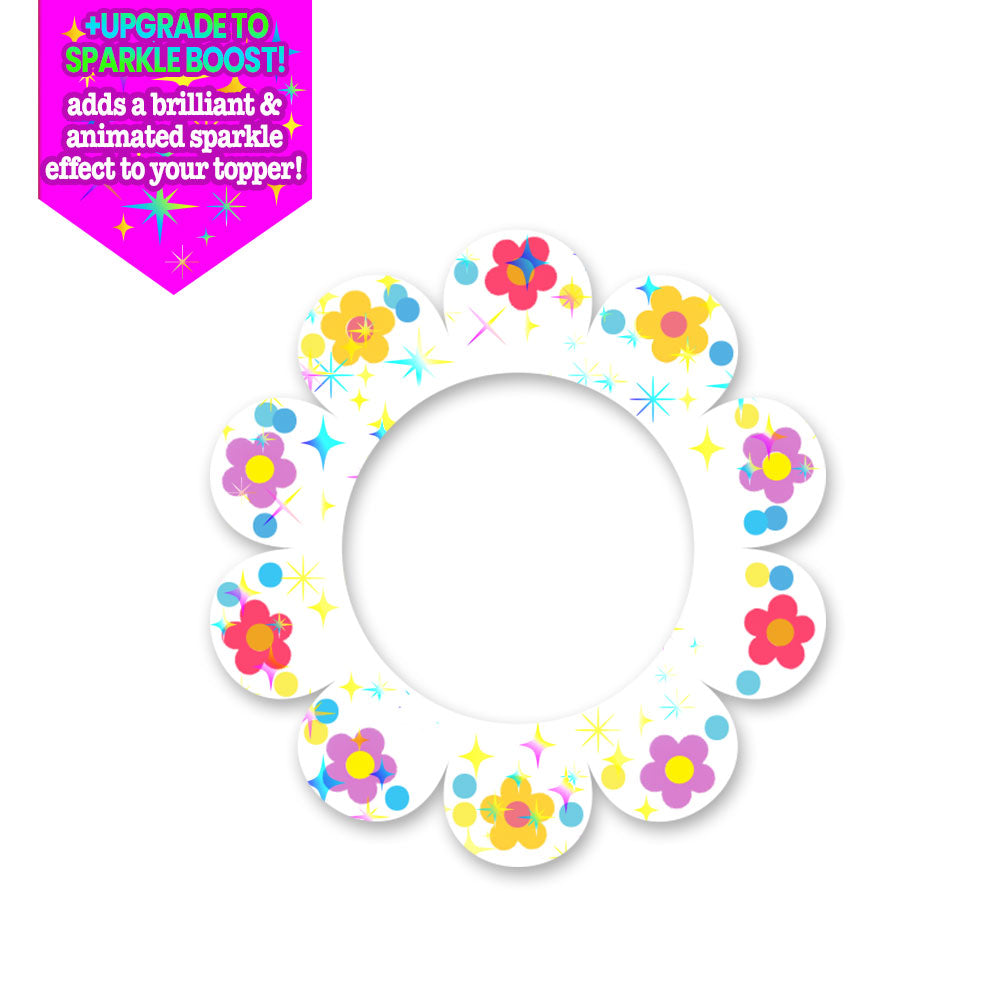 Confetti Floral Swapper - Make it Sparkle - Topperswap