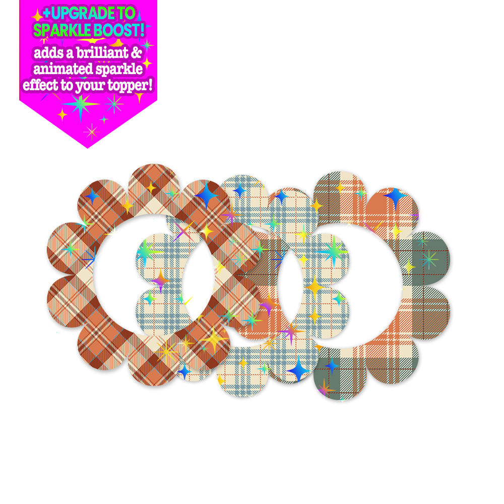 Autumn Harvest Plaid Swapfinity Swapper Frame - Make Them Sparkle - Topperswap