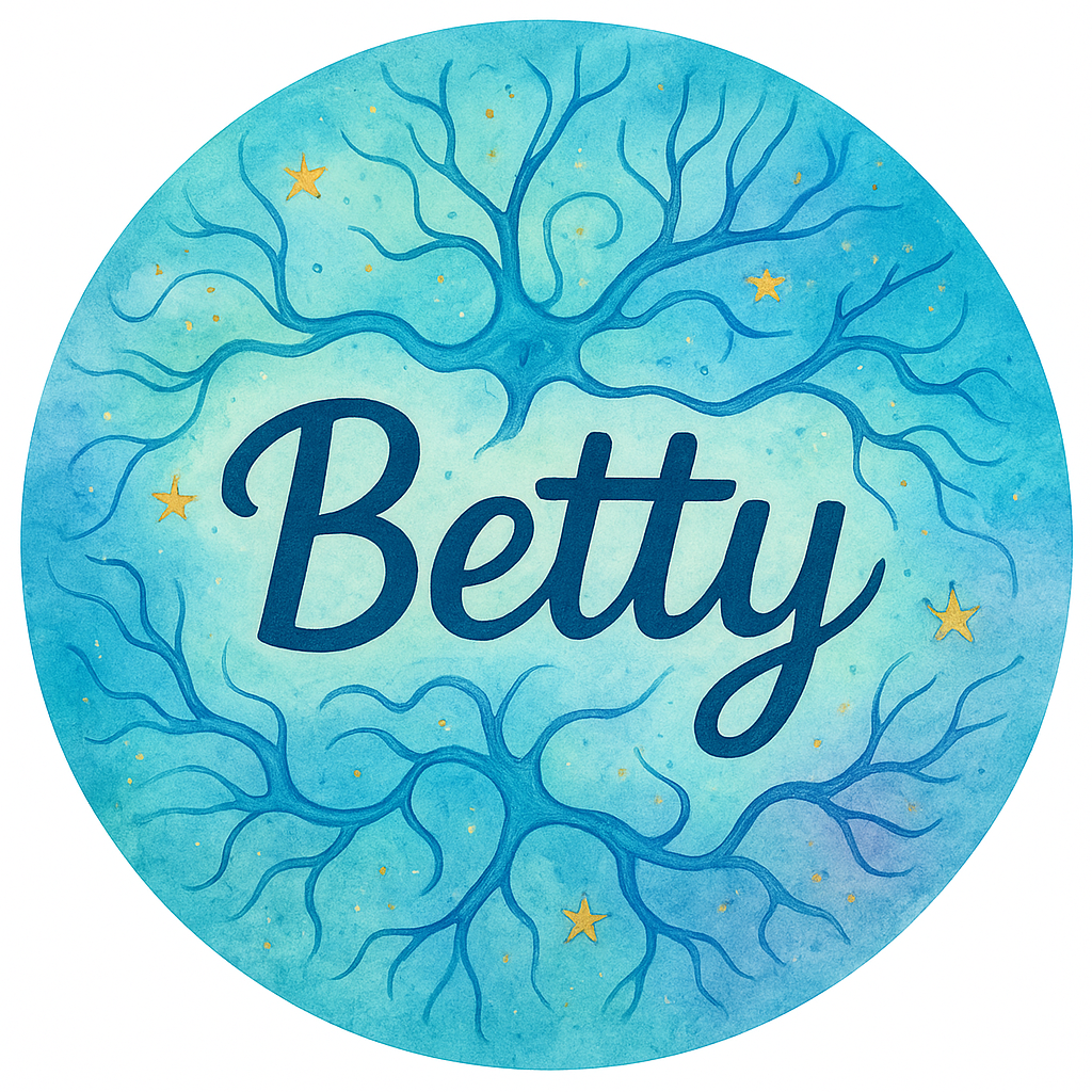 A personalized design prominently featuring the name "Betty"…