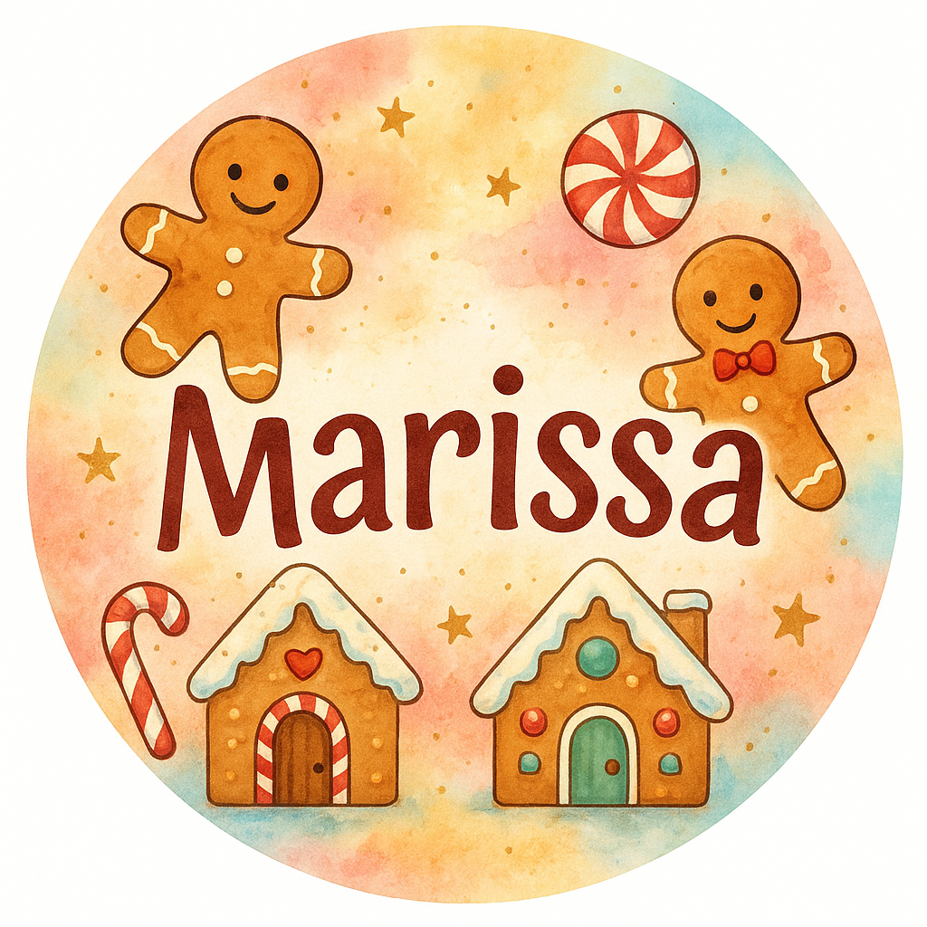 A personalized design prominently featuring the name "Mariss…