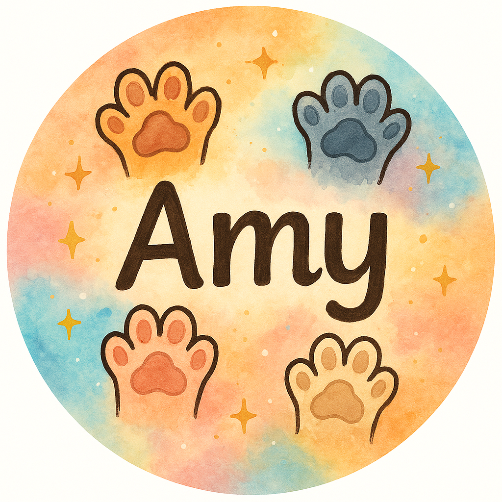 A personalized design prominently featuring the name "Amy" w…