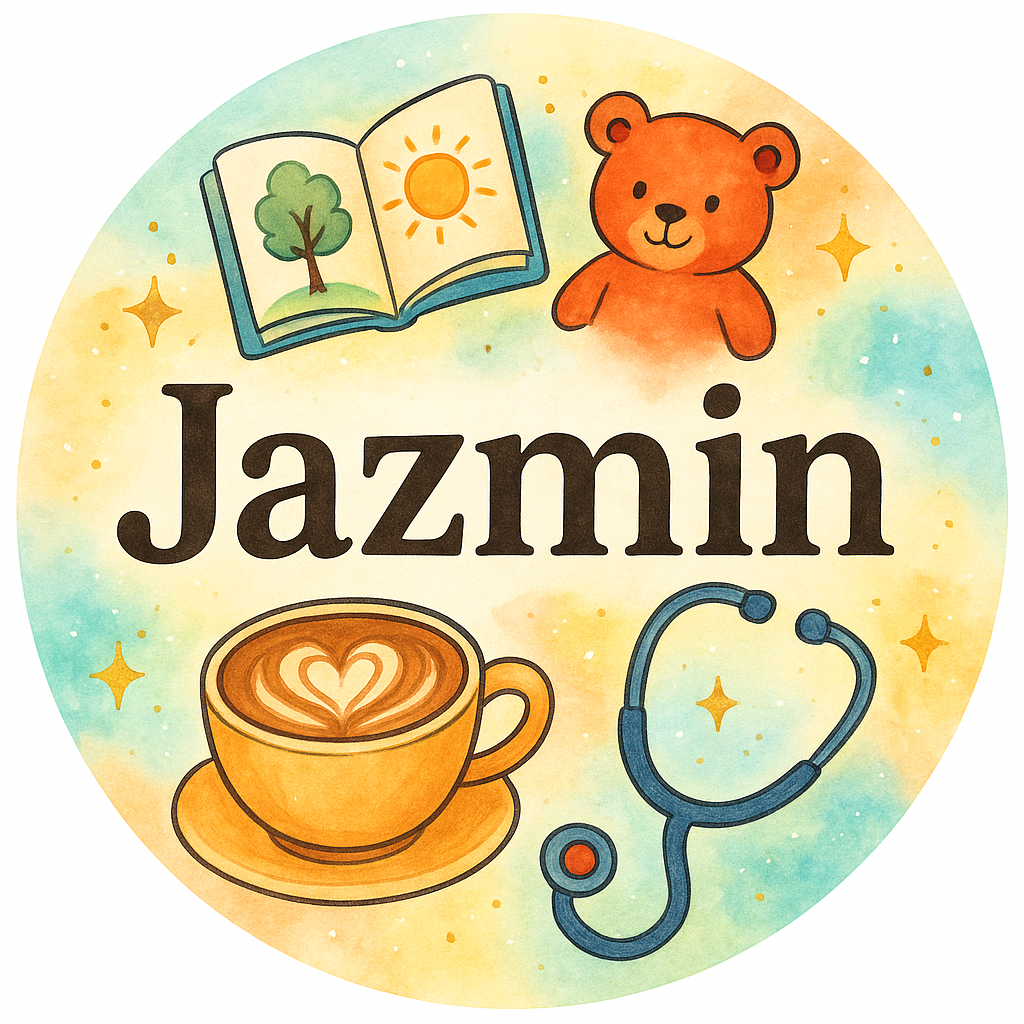 A personalized design prominently featuring the name "Jazmin…