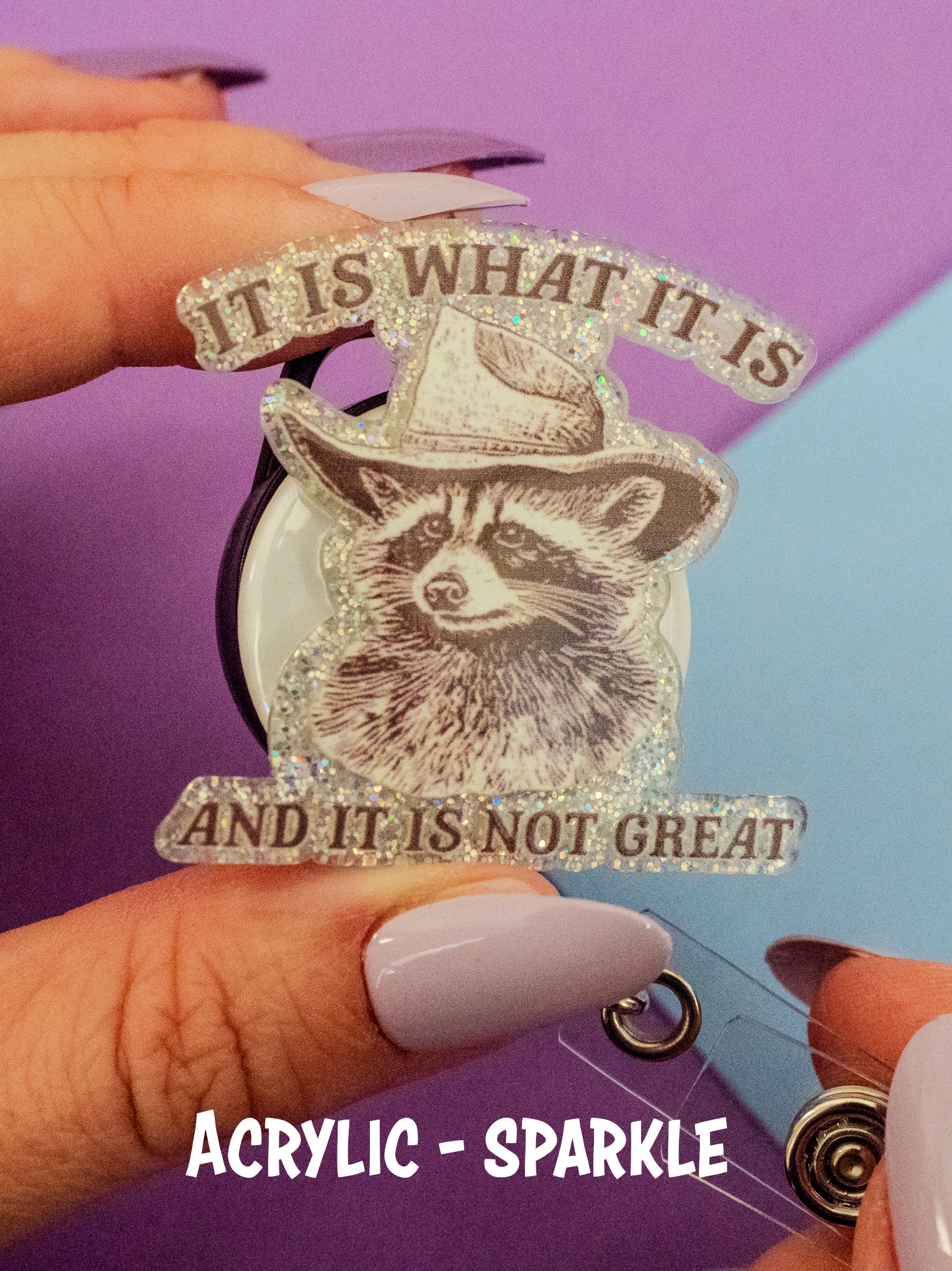 It Is What It Is Racoon Pop Topper - - Topperswap