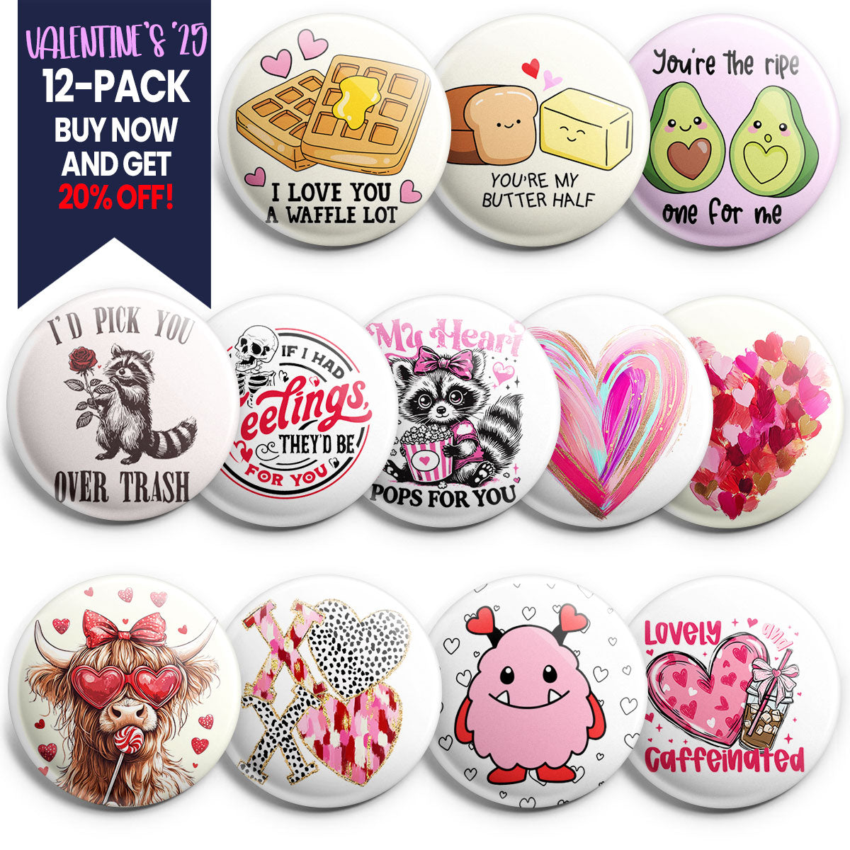 Valentine’s ’25 Ultimate Collection Topper 12-Pack (Save 20%) - - Topperswap