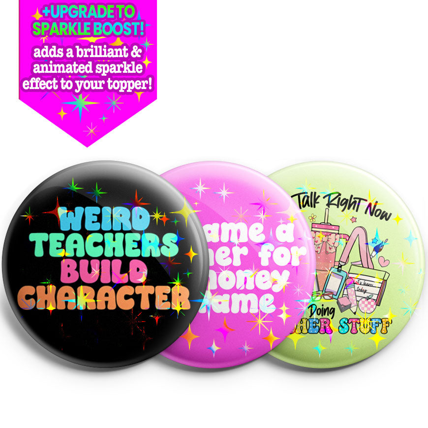 Classroom Cheer Topper 3-Pack (Save 5%) - - Topperswap