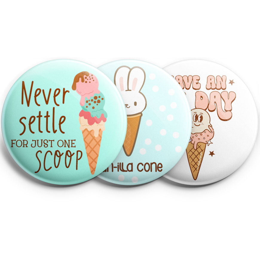 Ice Cream Cone 3-Pack (Save 5%) - - Topperswap
