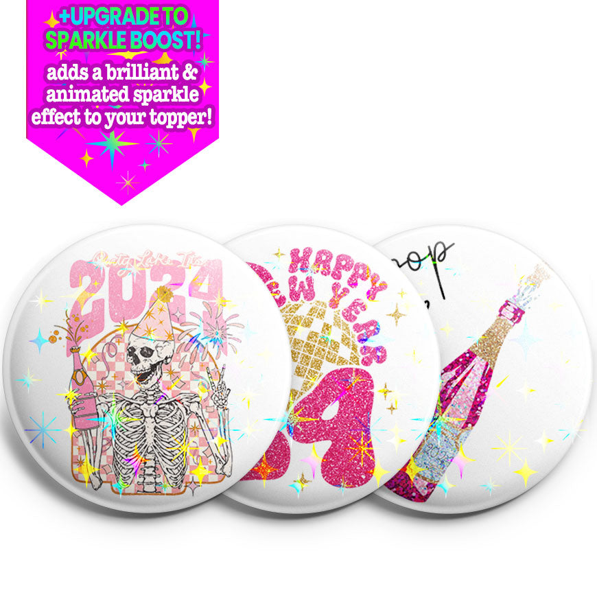 New Year 2024 Topper 3-Pack (Save 5%) - - Topperswap
