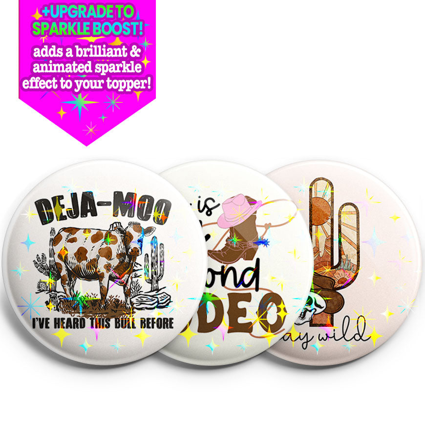 Western Delight Topper 3-Pack (Save 5%) - - Topperswap