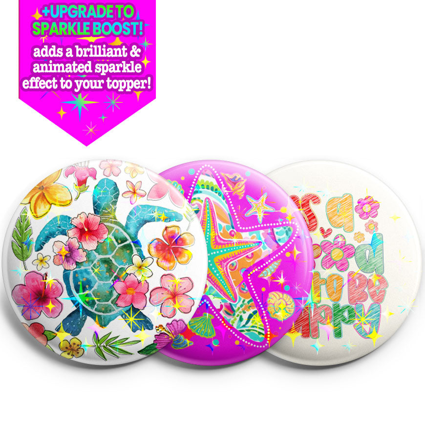 Tropic Like It’s Hot Topper 3-Pack (Save 5%) - Make Them Sparkle - Topperswap